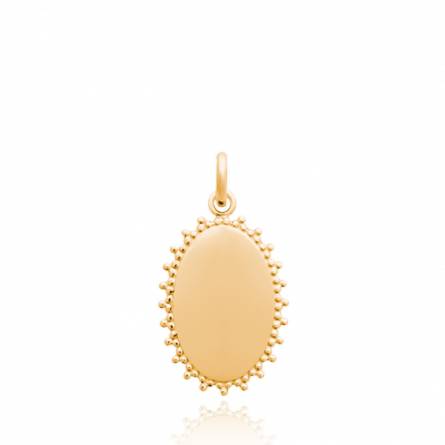 Pendentif femme plaqué or Odelia