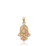 Pendentif Khamsa zirconium