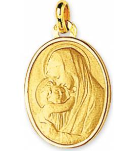 Pendentif Medaillon Vierge Marie Nativité