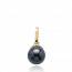 Pendentif perle noire dense mini