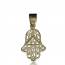 Pendentif plaqué or Khamsa mini