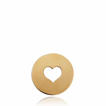 Pendentif Rond coeur ajouré