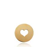 Pendentif Rond coeur ajouré
