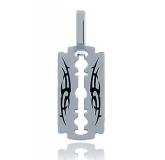 Pendentif ruthénium lame