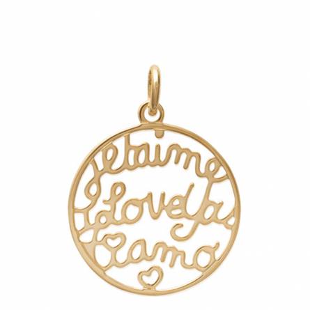 Pendentif trilogie d'amour