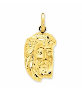 Pendentif Homme Médaillon Visage Christ