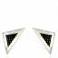 Pendientes hombre plata Minimaliste triangle mini