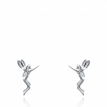 Pendientes mujer plata Fée Levitation