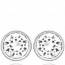 Pendientes mujer plata Lune 2 redondel mini