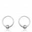 Pendientes mujer plata Paisible Succès 1.5 cm anillado mini