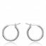 Pendientes mujer plata redondel mini