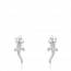 Pendientes mujer plata Salamandre tenace mini