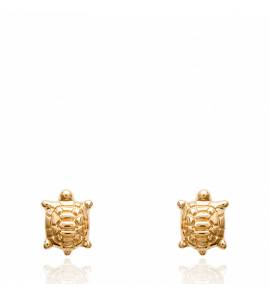 Pendientes  niño bañado en oro
