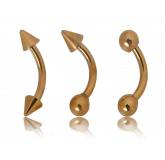 Piercing Arcade Acier Doré