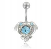 Piercing dauphin bleu