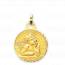 Pingente criança ouro Ange Raphaël medalhão mini