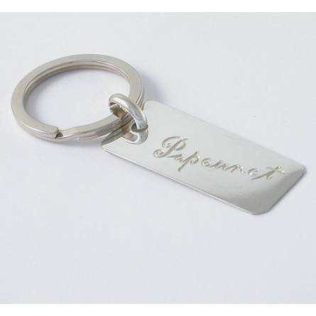 Porte Clefs Filiation argent gravé