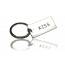 Porte Clefs Messages KISS argent mini