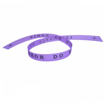 Pulseira brasileira tecido Senhor do Bomfim  roxo