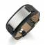 Pulseira de Força masculino aço Zeus preto mini