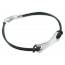 Pulsera hombre piel Trappeur  negro mini