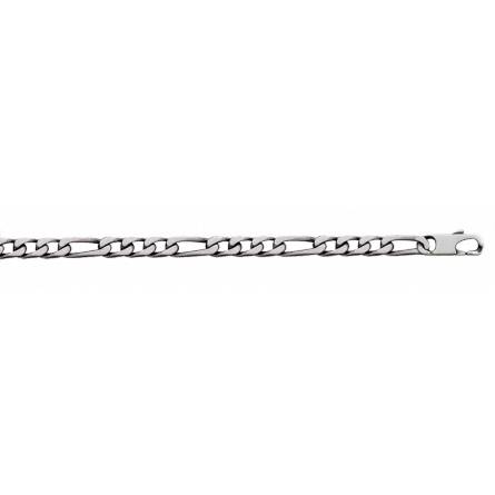 Pulsera hombre plata 1-3 3mm