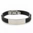 Pulsera hombre silicona Valentin negro mini