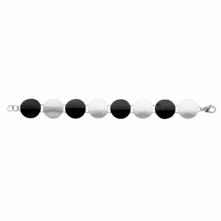 Pulsera mujer acero  talmance gris