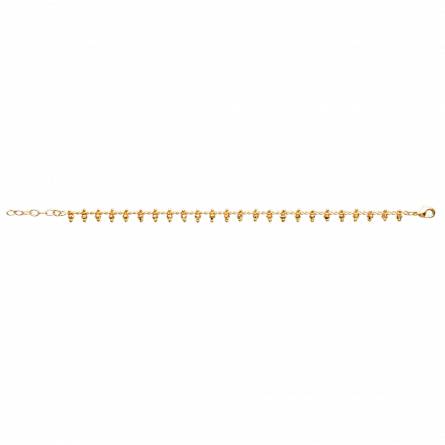 Pulsera mujer bañado en oro Aymar