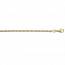 Pulsera mujer bañado en oro cuerda mini