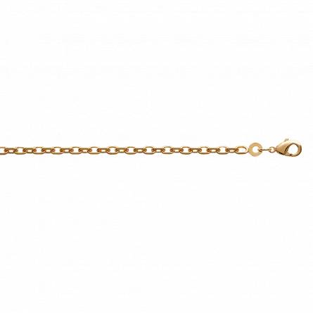 Pulsera mujer ba&ntilde;ado en oro forcat