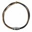 Pulsera mujer bronce Brioc negro mini