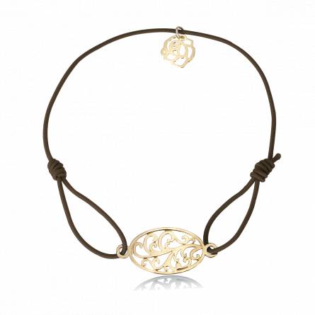 Pulsera mujer metal-dore Tramy dentelle