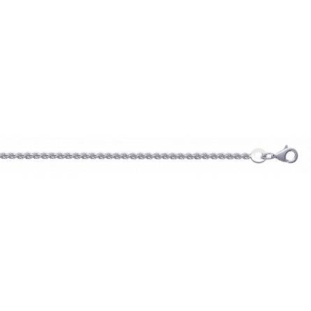 Pulsera mujer plata cuerda