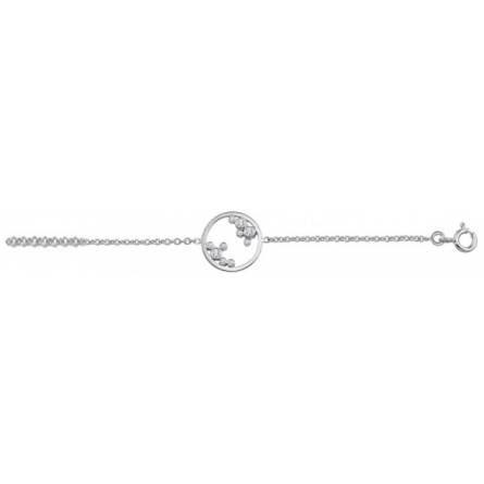 Pulsera mujer plata Nectar étoilé redondel