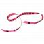 Pulsera mujer tela rosa mini