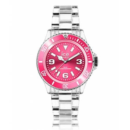 Relógio feminino plástico ICE Pure rosa