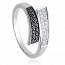 Ringe frauen silber  marquise d'antan schwarz mini