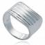 Ringe frauen silber Plissée mini