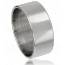 Ringe herren stahl Chrome grau mini