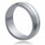 Ringe herren stahl Delphi grau mini