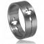 Ringe herren stahl  incrustée tribal 4 mini