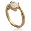 Ringen dames verguld Amour Inconnu harten mini