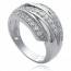 Ringen dames zilver Romanesque mini