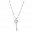 Sautoir donna acciaio chiave mini