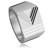 Siegelring silber Vecteur