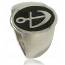 Signet-Ring Naval Anchor Small mini