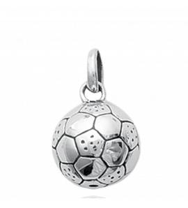 Silver Ballon Rond Mondial pendant