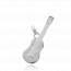 Silver Guitare pendant mini