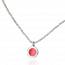 Silver Minimalist Round Necklace mini